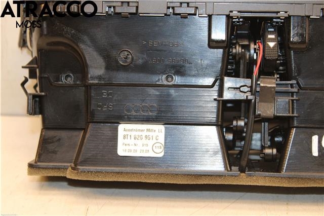 Dashbord friskluftdyse til Audi A4 2007-2014 (Type IV) (B8) (B8) (8T1820951C|)