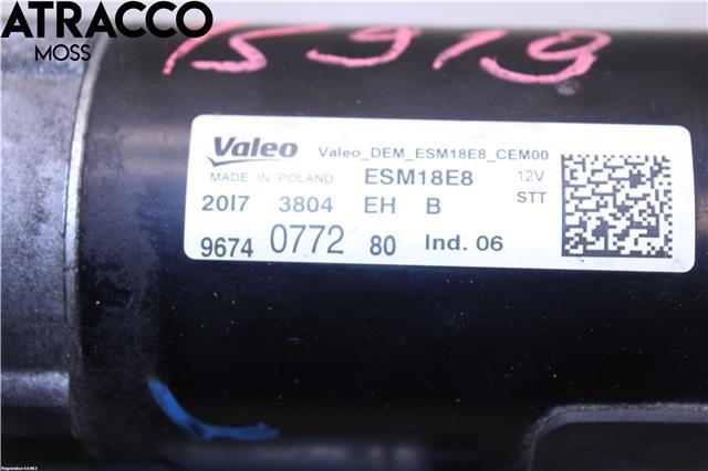 Starter til Peugeot 3008 2016-->> (Type II)  (9674077280|)