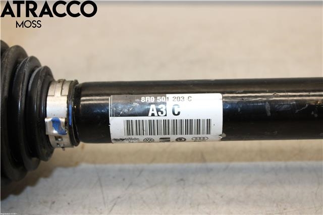 Drivaksel høyre bak til Audi Q5 2008-2012 (Type I, Fase 1)  (8R0501203C|)