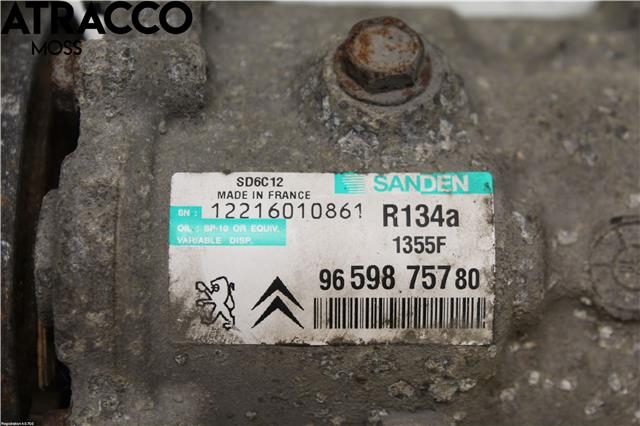 Aircondition kompressor til Peugeot 207 2006-2012 (6453WK|)