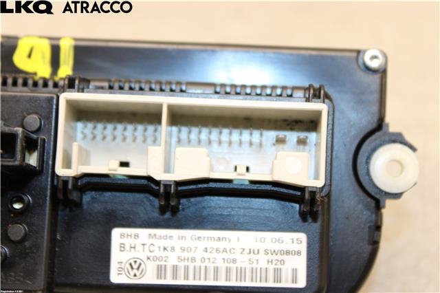 Varmeapparat betjening til VW Caddy 2015-2020 (Type III, Fase 3) (1K8907426AN|)