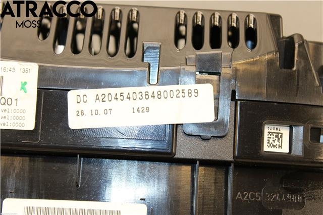 Instrumentpanel til Mercedes C-Klasse 2007-2011 (Fase 1) (W204) (W204) (A2045402648|)