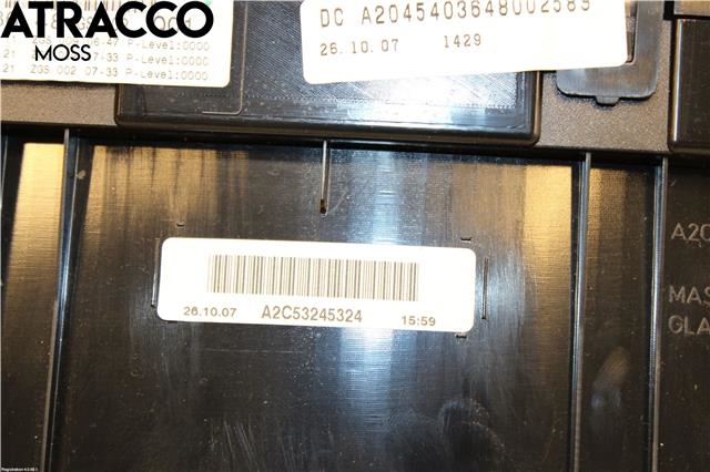 Instrumentpanel til Mercedes C-Klasse 2007-2011 (Fase 1) (W204) (W204) (A2045402648|)