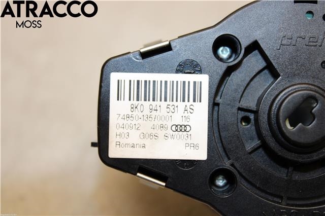 Bryter lys til Audi Q5 2008-2012 (Type I, Fase 1)  (8K0941531AS|)