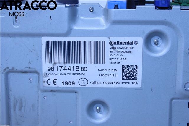 Bilstereo til Toyota Proace 2016-->> (Type II)  (9817441880|)