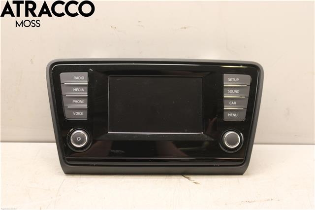 Multimedia display (MCU - Media Controller Unit) til Škoda Octavia, 2013-2016 (Type III, Fase 1)  (5E0919605B)