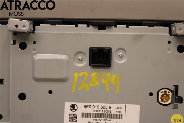 Multimedia display (MCU - Media Controller Unit) til Škoda Octavia 2013-2016 (Type III, Fase 1) (5E0919605B|)