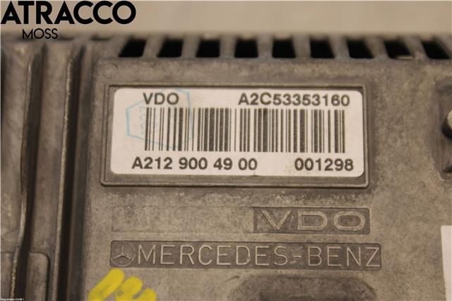 Multimedia display (MCU - Media Controller Unit) til Mercedes E-Klasse 2009-2013 (Fase 1) (W212) (W212) (A2129004900|)