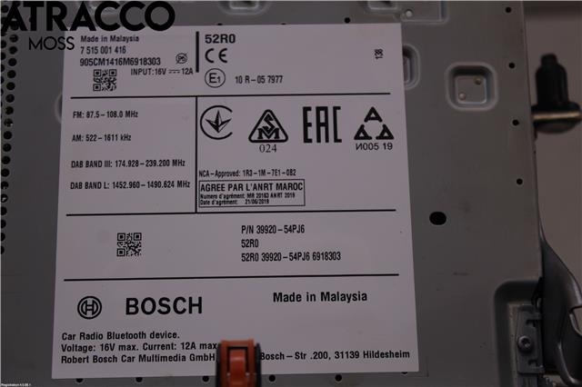 Bilstereo til Suzuki Vitara 2015-->> (Type IV) (7515000405|)