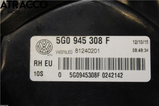 Baklykt høyre indre til VW e-Golf 2014-2017 (Fase 1)  (5G0945308F|)