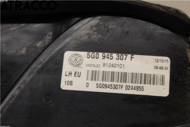 Baklykt venstre indre til VW e-Golf 2014-2017 (Fase 1)  (5G0945307F|)