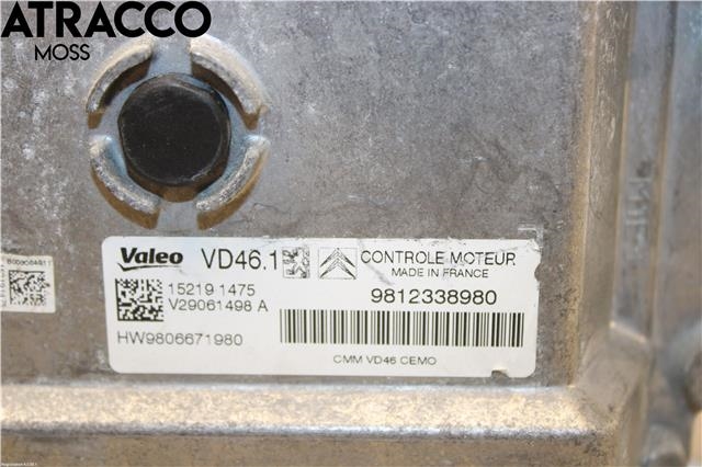 Styreenhet motor til Citroën C4, Cactus 2014-2017 (Fase 1) (9812338980|)