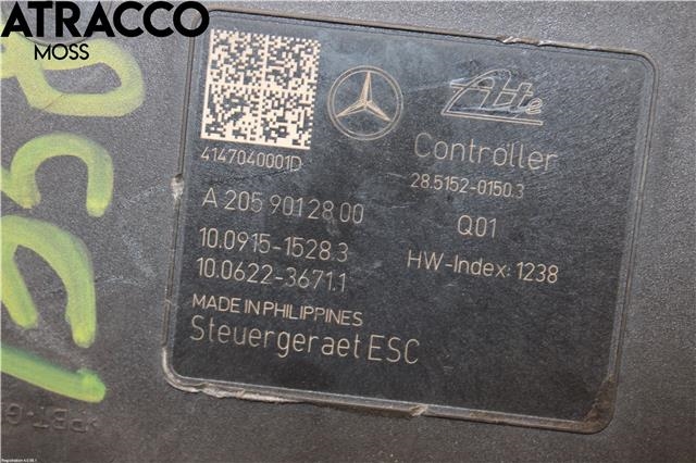 ABS sentral til Mercedes C-Klasse 2014-2018 (Fase 1) (W205) (W205) (A2054313112|)