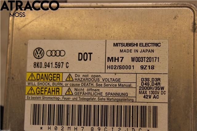 Styreenhet xenon/ballast til Audi A3 2009-2012 (Type II, Fase 2) (8K0941597E|)