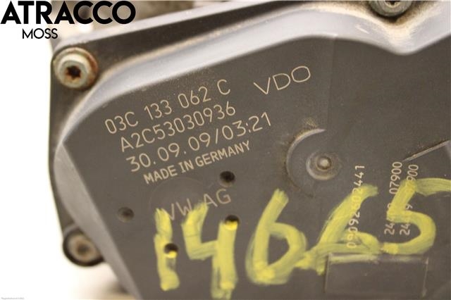 Spjeldhus til Audi A3 2009-2012 (Type II, Fase 2)  (03C133062T|)