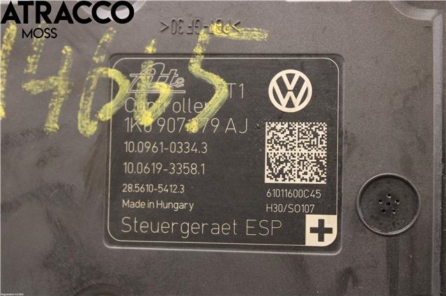 ABS sentral til Audi A3 2009-2012 (Type II, Fase 2) (1K0614517AT|)