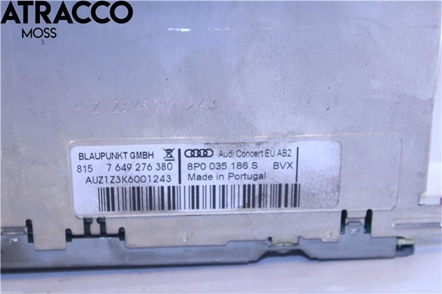 Bilstereo til Audi A3 2009-2012 (Type II, Fase 2) (8P0057186SX|)