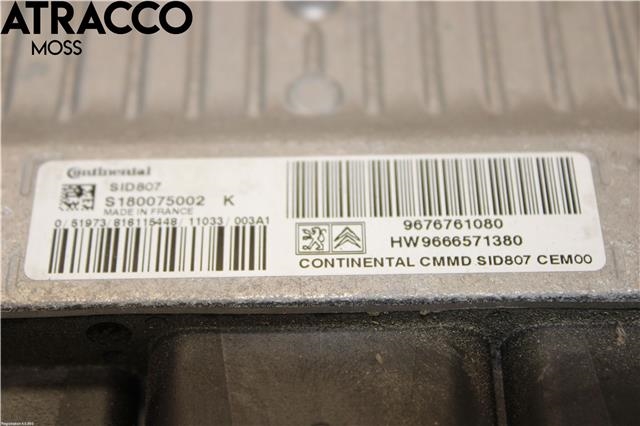 Styreenhet motor til Peugeot 3008 2009-2016 (Type I)  (9676761080|)
