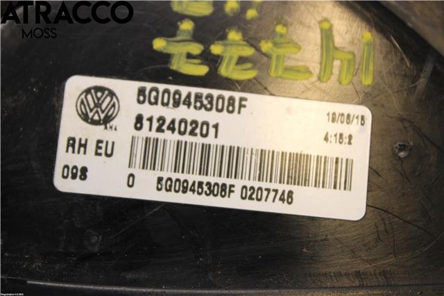 Baklykt høyre indre til VW e-Golf 2014-2017 (Fase 1)  (5G0945308F|)