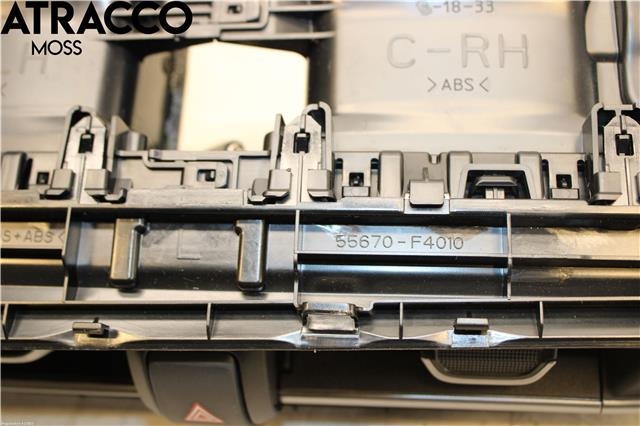 Dashbord friskluftdyse til Toyota C-HR 2016-->>  (55670F4010|)