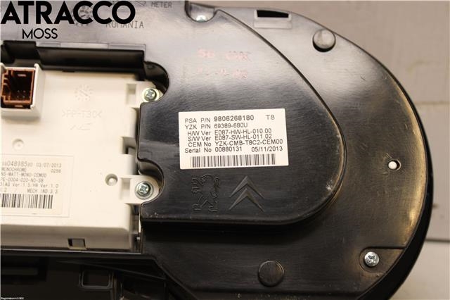Instrumentpanel til Peugeot 5008 2010-2017 (Type I)  (9805170680|)