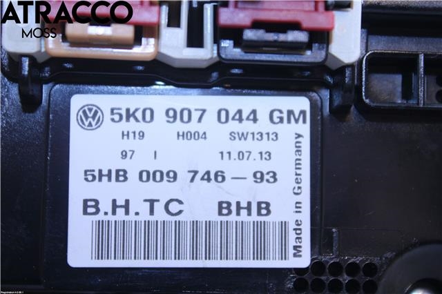 Varmeapparat betjening til VW Tiguan 2011-2016 (Type I, Fase 2) (5K0907044HD|)