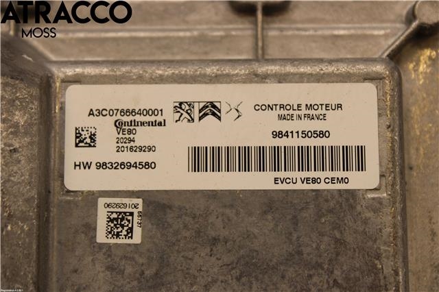 Styreenhet motor til Peugeot 2008 2019-->> (Type II)  (9841150580|)