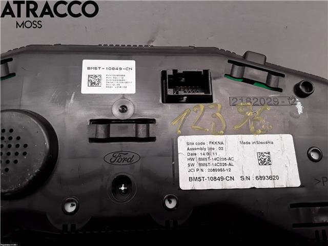 Speedometer til Ford Focus 2011-2014 (Type III, Fase 1)  (5580301|)