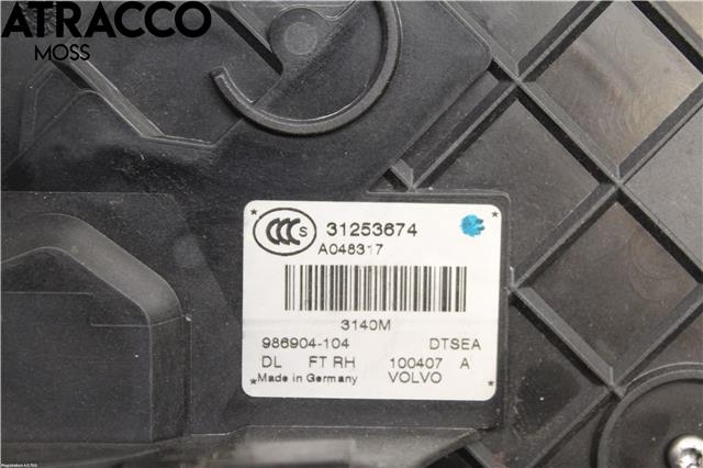 Låsekasse høyre til Volvo V70 2007-2013 (Type III, Fase 1)  (31416682|)