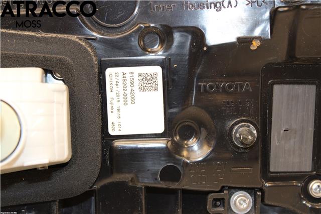 Baklykt venstre indre til Toyota RAV4 2019-->> (Type V)  (8159142060|)