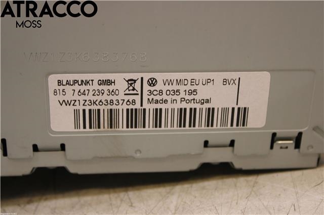 Bilstereo til VW Golf VI 2008-2012  (3C8057195X|)
