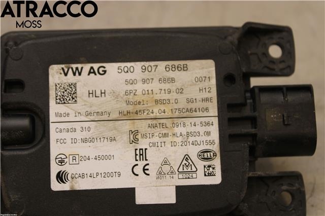 Styreenhet parkering til VW e-Golf 2014-2017 (Fase 1)  (5Q0907685B|)