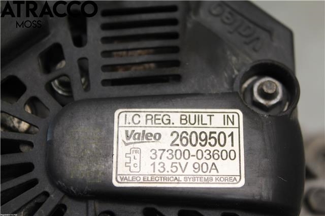 Dynamo til Kia Picanto 2011-2017 (Type II)  (Valeo|3730003600|)