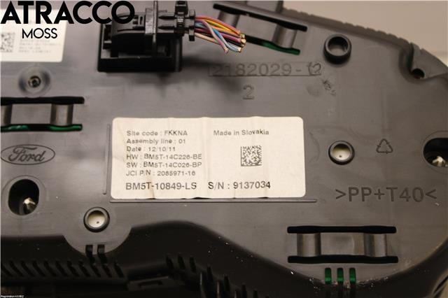 Instrumentpanel til Ford Focus 2011-2014 (Type III, Fase 1) (5580297|)
