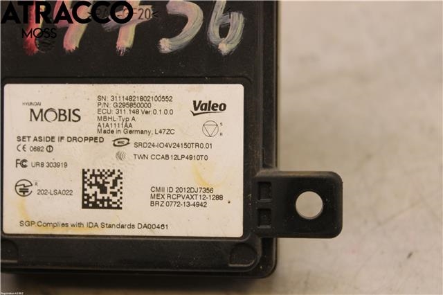 Sensor radar til Hyundai Ioniq Electric 2016-2019 (Fase 1)  (G295850000|)