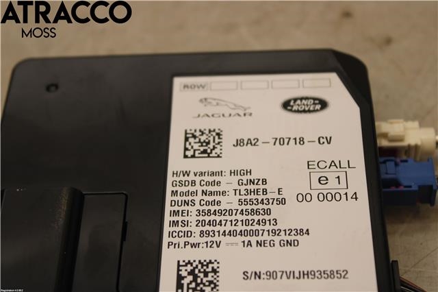Styreenhet diverse til Jaguar I-PACE 2018-->>  (T2R52950|)