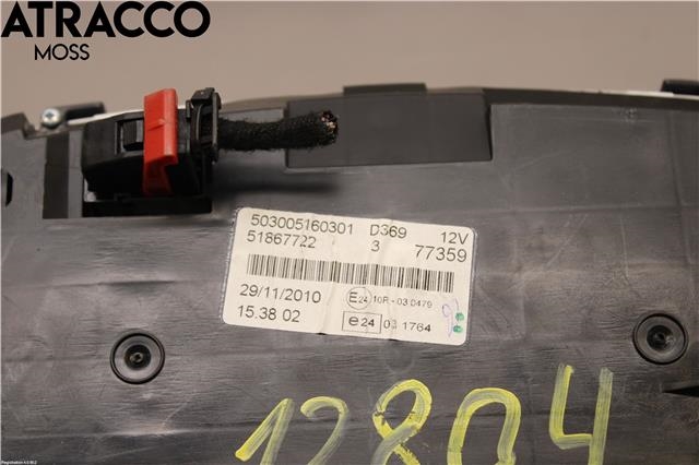Instrumentpanel til Fiat Doblo 2006-2010 (Type I, Fase 2)  (51867722|)
