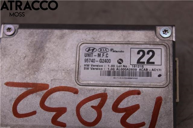 Kamera til Hyundai Ioniq Electric 2016-2019 (Fase 1)  (95740G2400|)