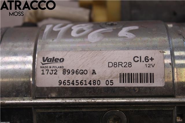 Starter diesel til Toyota Proace 2016-->> (Type II)  (9654561480|)