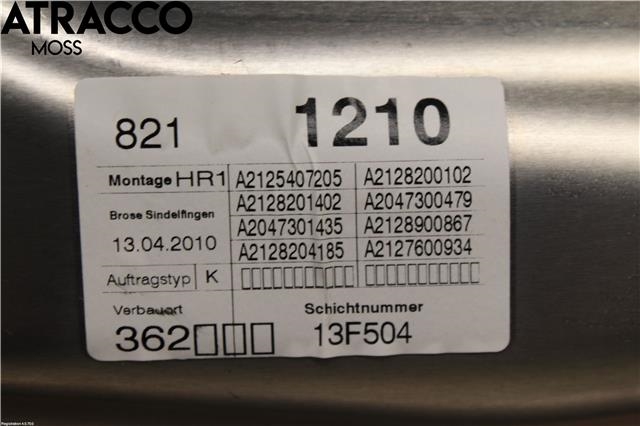 Ruteheis til Mercedes E-Klasse 2009-2013 (Fase 1) (W212) (W212) (A2127301879|)