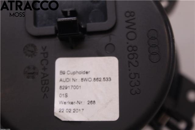 Dashbord koppholder til Audi A4 2007-2014 (Type IV) (B8) (B8) (8W0862533A|)