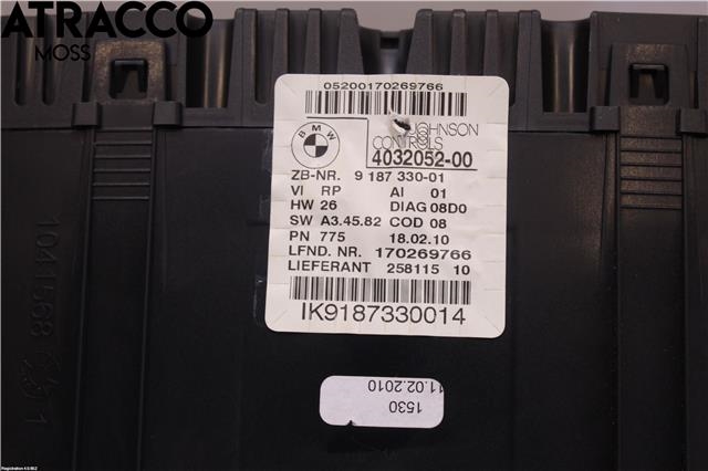 Instrumentpanel til BMW 1-Serie 2004-2011 (E81/E82/E87/E88) (E81/E82/E87/E88) (62109283801|)