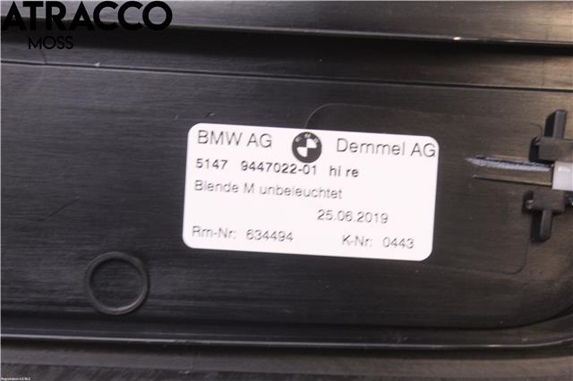 Diverse deler til BMW 5-Serie 2017-->> (G30/G31) (G30/G31) (51479447022|)