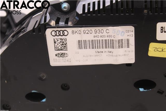 Instrumentpanel til Audi A4 2007-2014 (Type IV) (B8) (B8) (8K0920930C|)