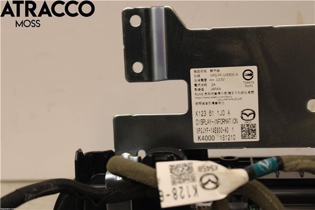 Multimedia display (MCU - Media Controller Unit) til Mazda CX-5 2017-->> (Type II)  (K123611J0|)
