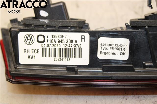Baklykt høyre indre til VW ID.3 2020-->>  (10A945308A|)