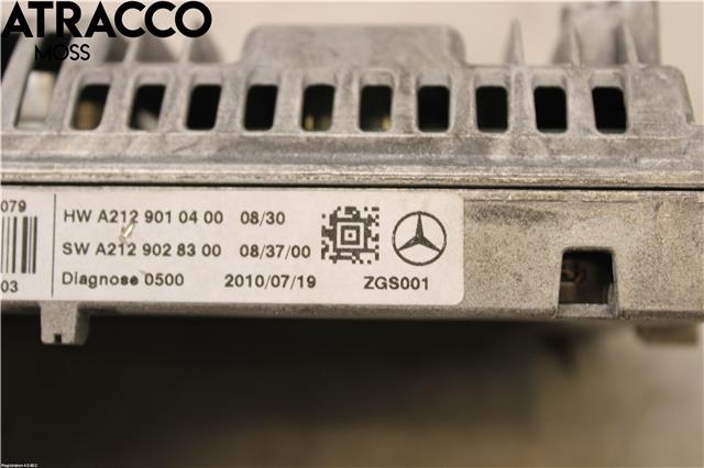 Multimedia display (MCU - Media Controller Unit) til Mercedes E-Klasse 2009-2013 (Fase 1) (W212) (W212) (A2129004900|)