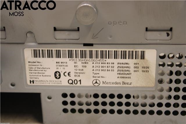 Bilstereo til Mercedes E-Klasse 2009-2013 (Fase 1) (W212) (W212) (A2129003708|)