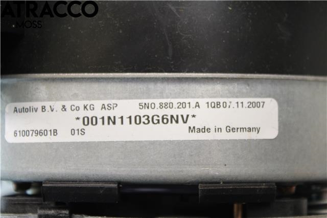 Airbag rattpute til VW Touran 2007-2010 (Type I, Fase 2)  (5N0880201A|)