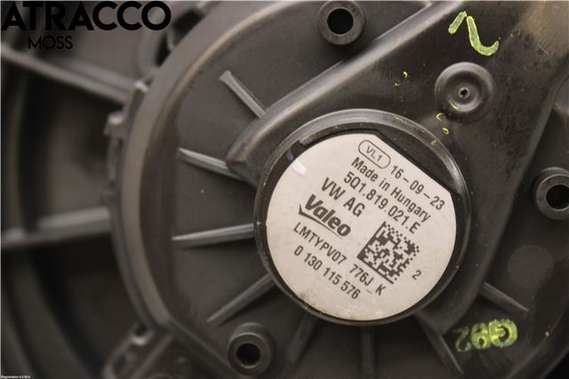 Varmeapparat motor til Audi A3 2012-2016 (Type III, Fase 1)  (5Q1819021B|)